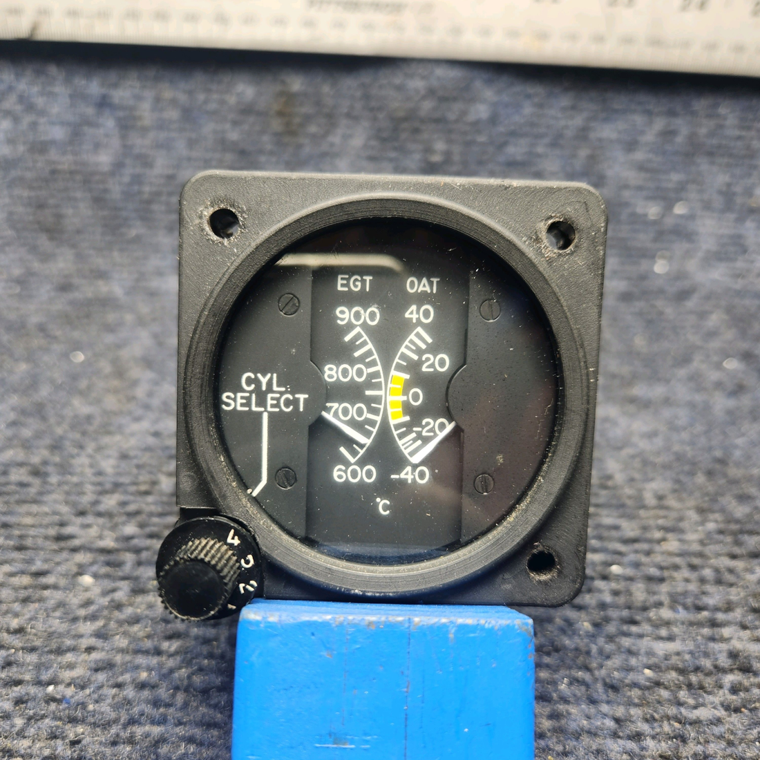 Used aircraft parts for sale, 880001-509 MOONEY M20J OAT/EGT GAUGE NO EGT PROBES - NO OAT PROBE