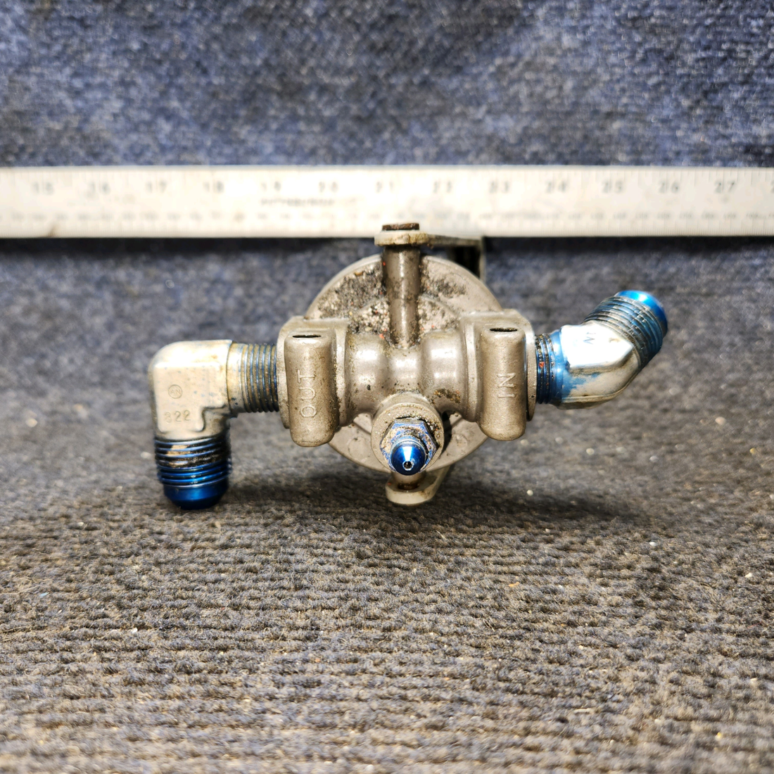Used aircraft parts for sale, G199-25 Garwin Cessna 172E Fuel Strainer Assembly