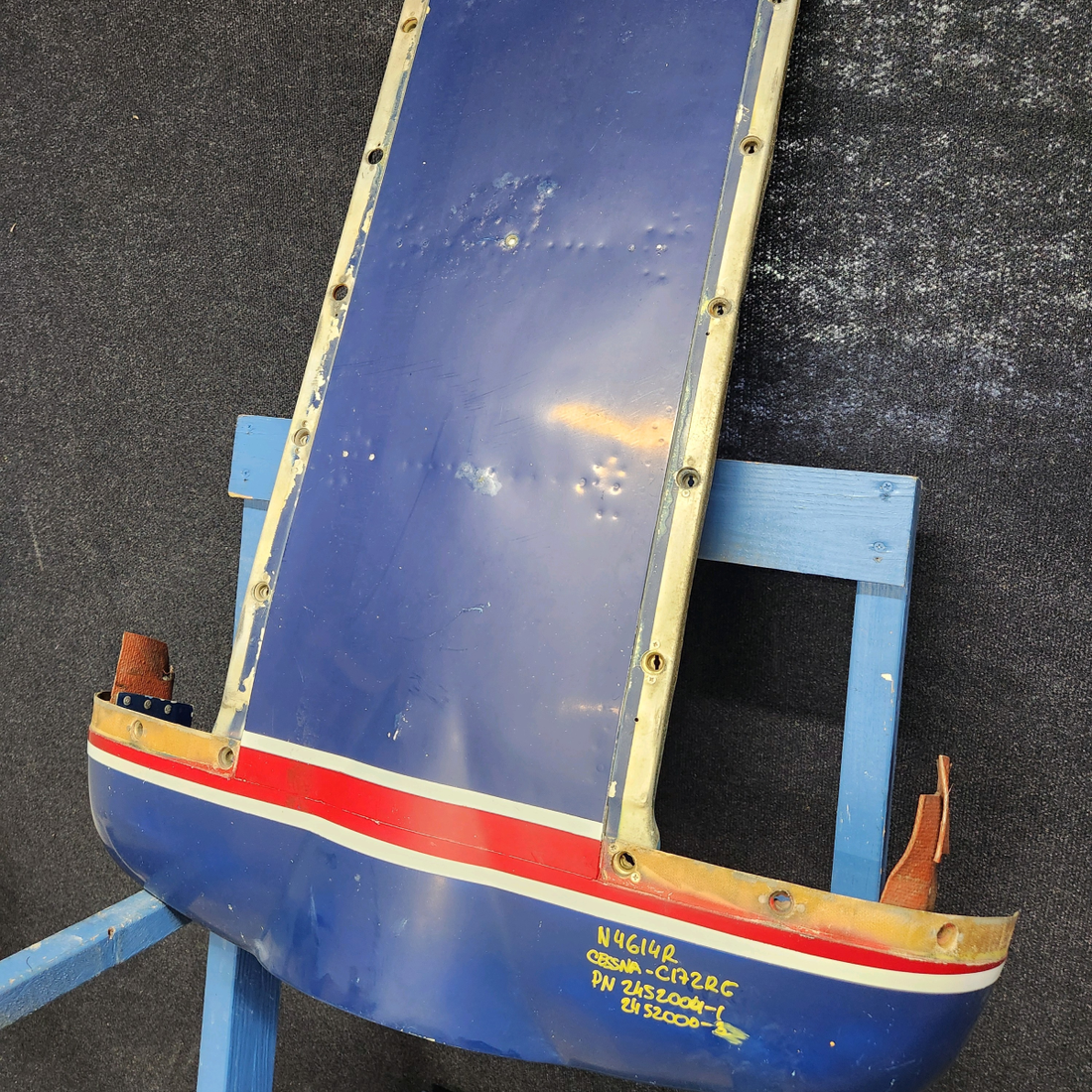 Used aircraft parts for sale, 2452004-1 / 2452000-3 CESSNA C172RG NOSE CAP & UPPER CENTER COWLING ASSEMBLY