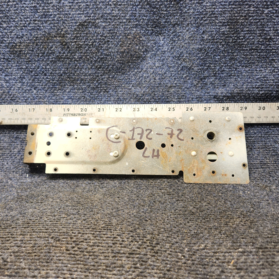 Used aircraft parts for sale, 0413387 Cessna Cabin Door  Lach Plate - LH - Price Per Each