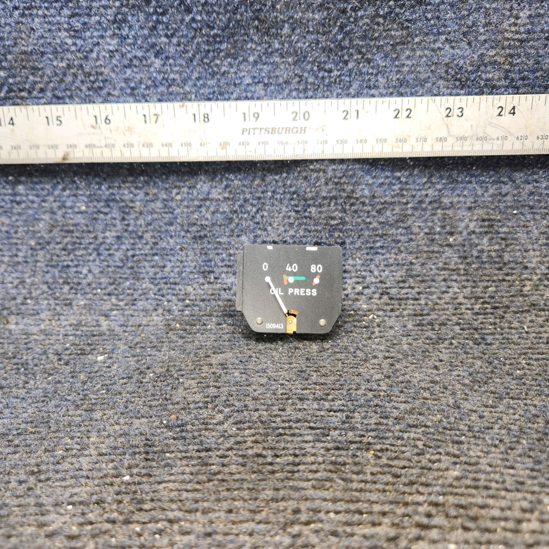 Used aircraft parts for sale, 1509413 Continental, Lycoming Oil Press Indicator