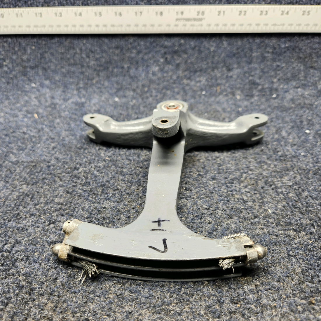 Used aircraft parts for sale, 35-524137 BEECHCRAFT F35 BELLCRANK RUDDER PEDAL CONTROL LH