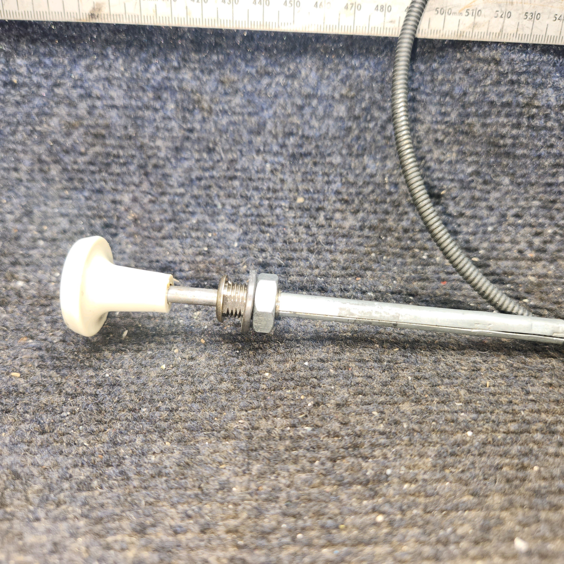 Used aircraft parts for sale, S1239-11 cessna 150G Cabin Heat Control Cable – 35 in