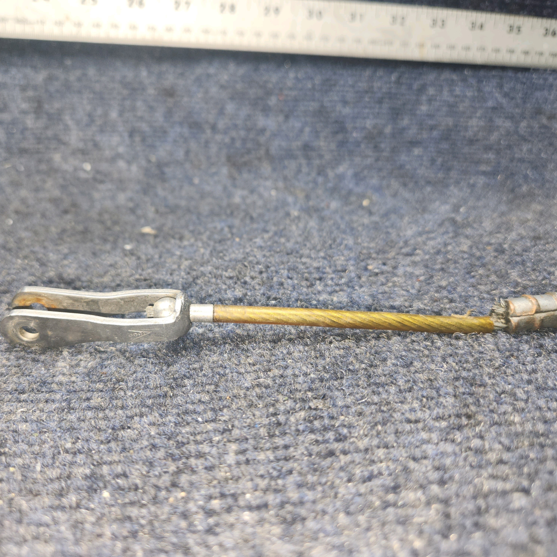 Used aircraft parts for sale, 65774-000 PIPER PA28-140 Cable Assy Seatbelt Attach