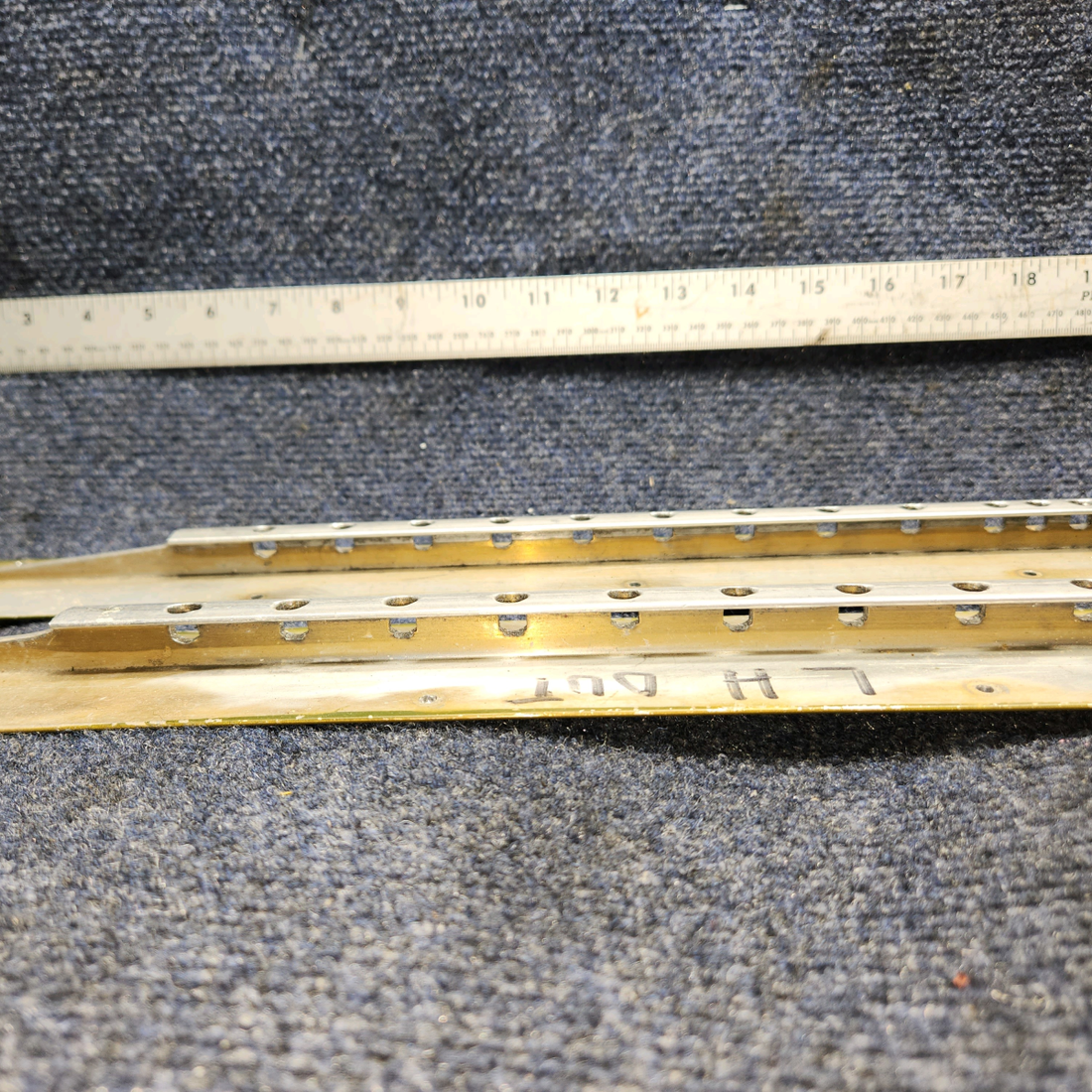 Used aircraft parts for sale, 2414002-1 Cessna 172RG Seat Rail L/H Outboard and Inboard- Pilot -Pair