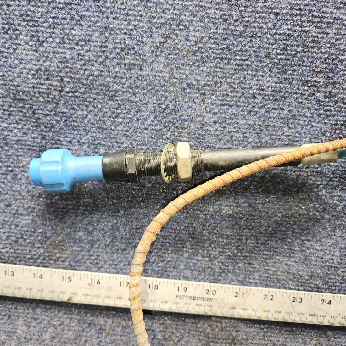 Used aircraft parts for sale, 565-580-004 Cessna 172RG Vernier Prop Pitch Cable Control 60"