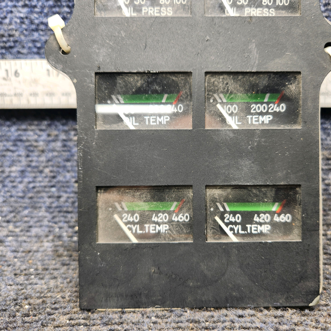 Used aircraft parts for sale, 39569-003 Rochester Gauges Piper PA34-220T Intrument Gauge Cluster (12V)