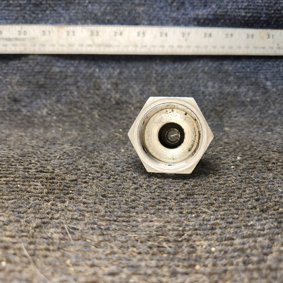 Used aircraft parts for sale, 0741047-2 cessna 172N Main Landing Gear Fairing Axle Nut – 2.34 in