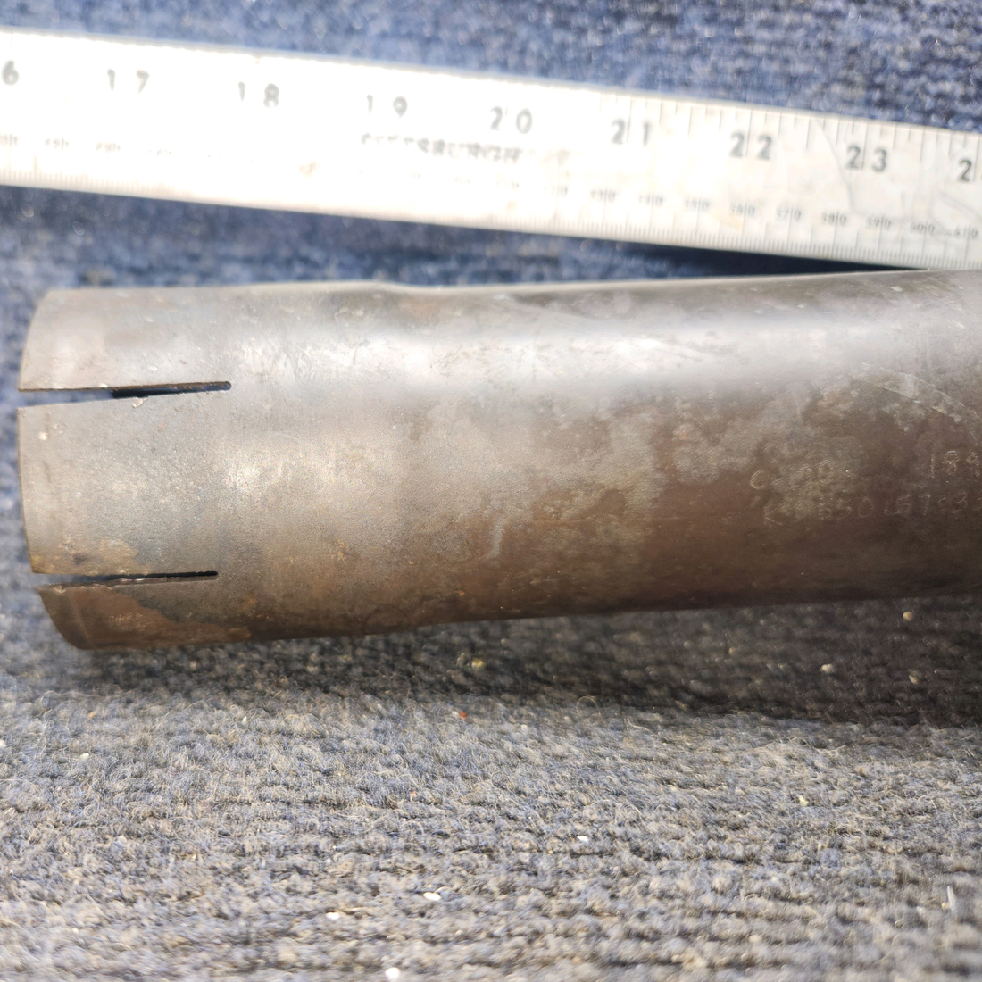 Used aircraft parts for sale, 0550157-33 Continental O-300-D Cessna 172 Exhaust Tail Pipe - RH