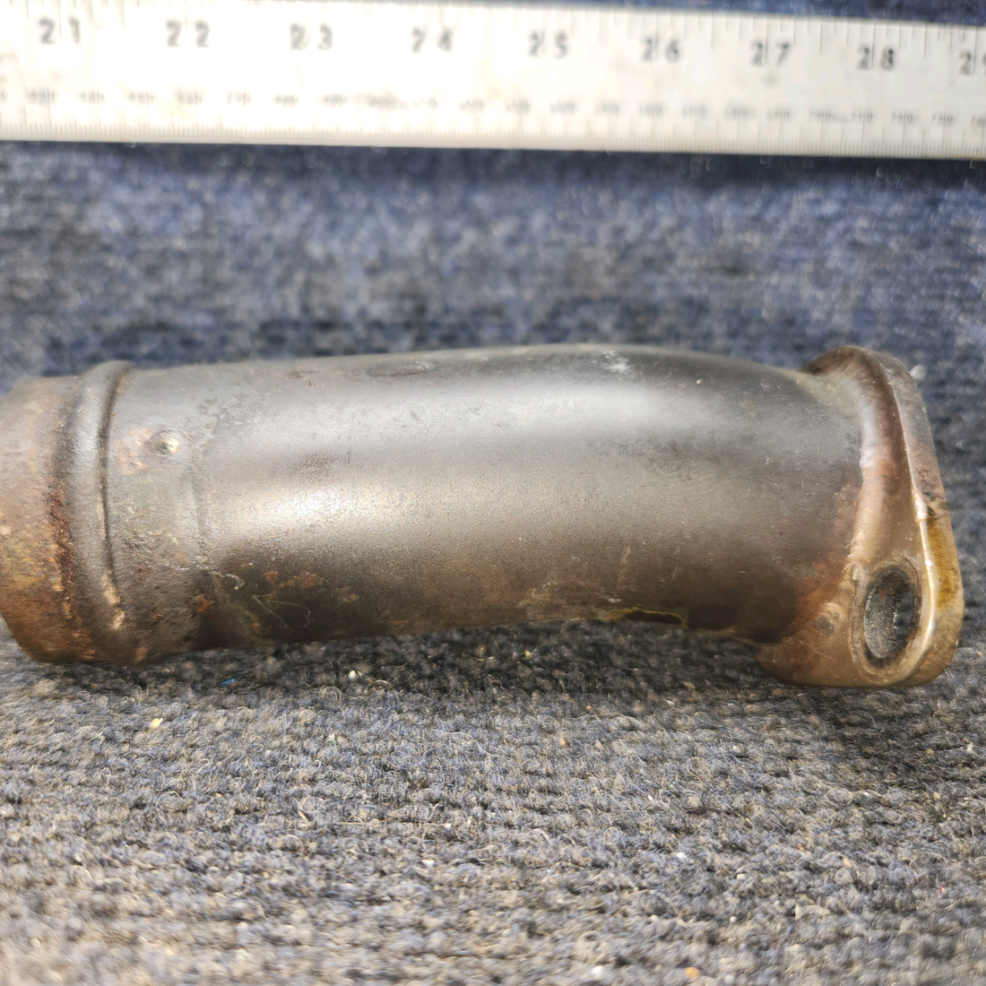Used aircraft parts for sale, 0550176-57 Continental O-300-D Cessna 172F Exhaust Curved Riser