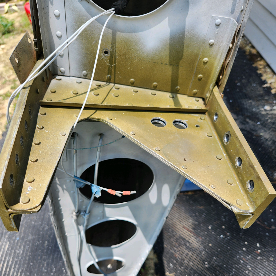 Used aircraft parts for sale, 66601-004 PIPER PA28-140 WING STRUCTURE LH-LESS FUEL TANK