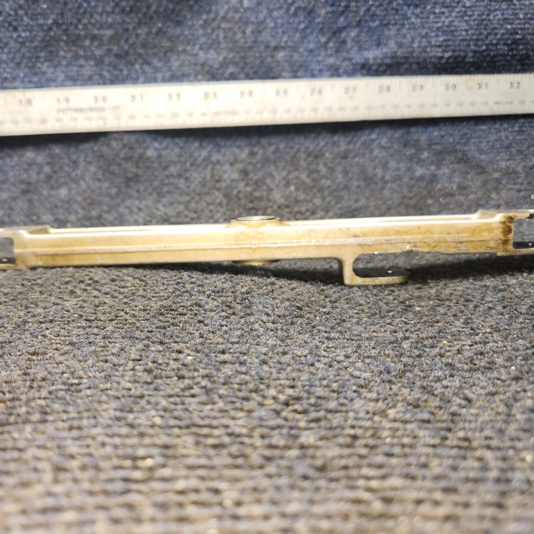 Used aircraft parts for sale, 0743602-1 Cessna 182G Nose Gear Steering Bellcrank