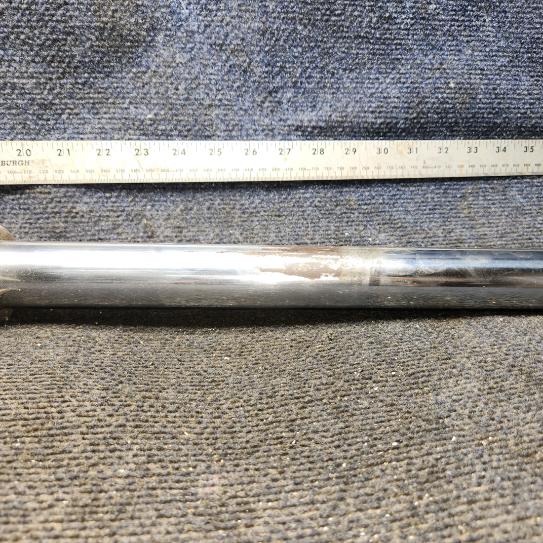 Used aircraft parts for sale, 78738-02 Piper PA-28-140 Stub Axle with Chrome Piston Tube – LH