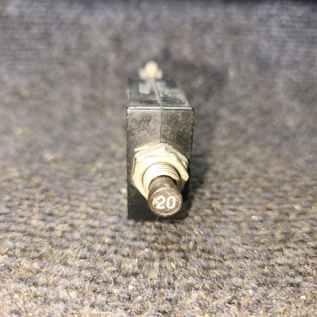 Used aircraft parts for sale, 454659 Tyco W23 Series Beechcraft F35 Circuit Breaker 20 Amps