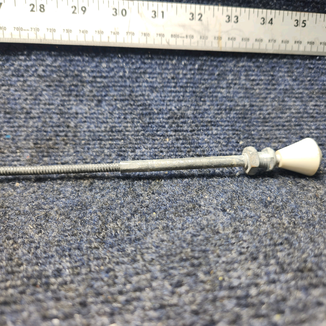 Used aircraft parts for sale, 35-380049-11 BEECHCRAFT 95-55B Vent Door Cable Assy - RH