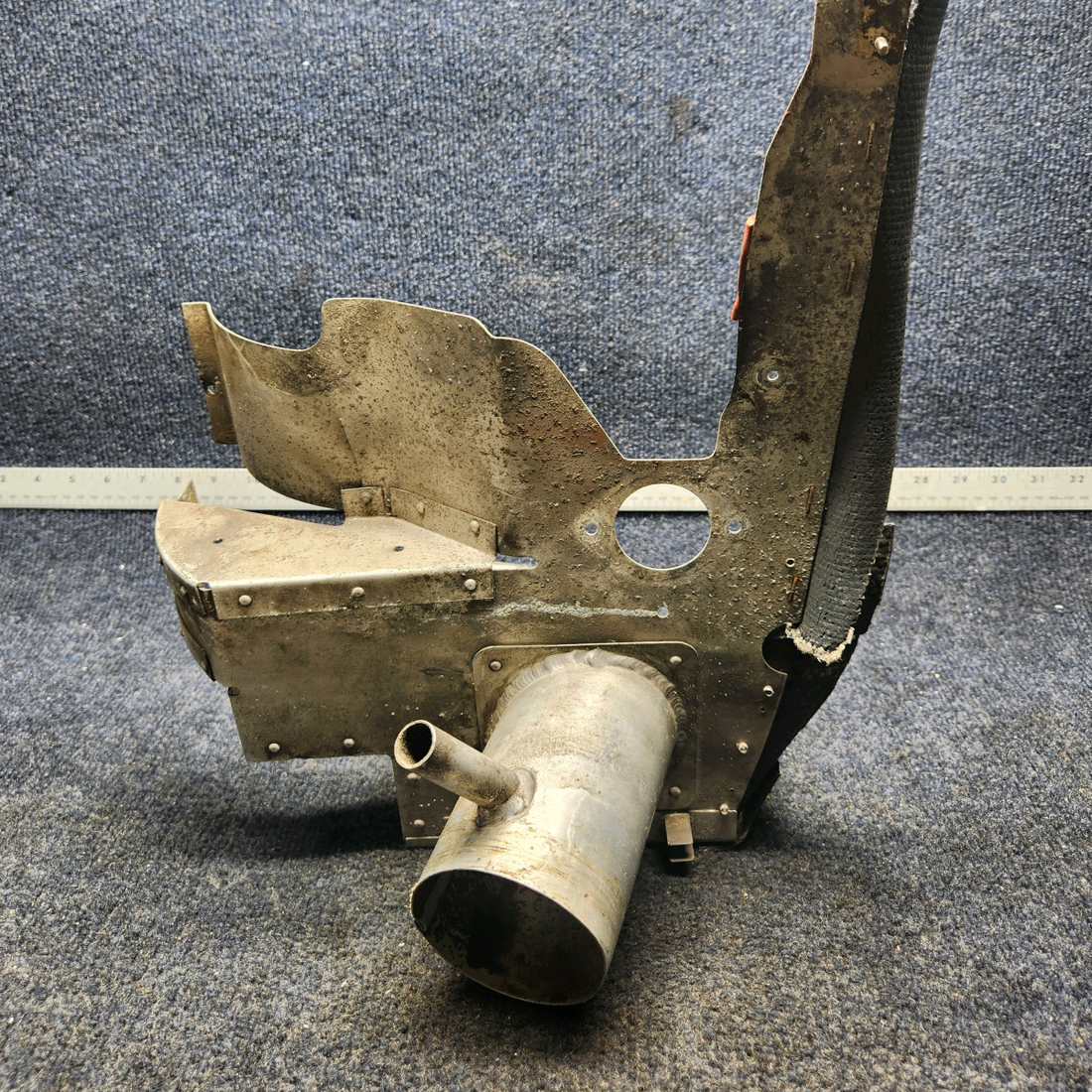Used aircraft parts for sale, 63616-009 PIPER PA28-140 ENGINE BAFFLE RH REAR
