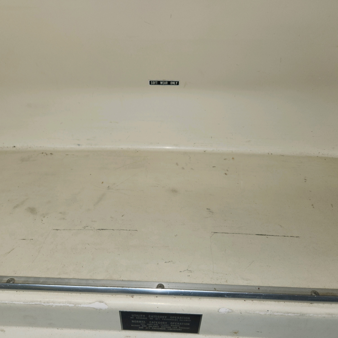 Used aircraft parts for sale, 66670-000 Piper PA28-140 Cabin  Bulkhead Rear Assy With Door