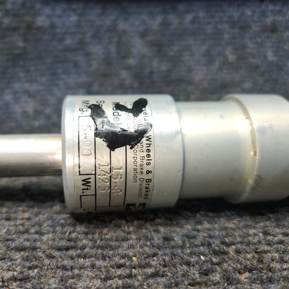 Used aircraft parts for sale, PS50152-5 Cleveland 15-8 Piper PA28-161 Shimmy Dampener - Missing Rod End