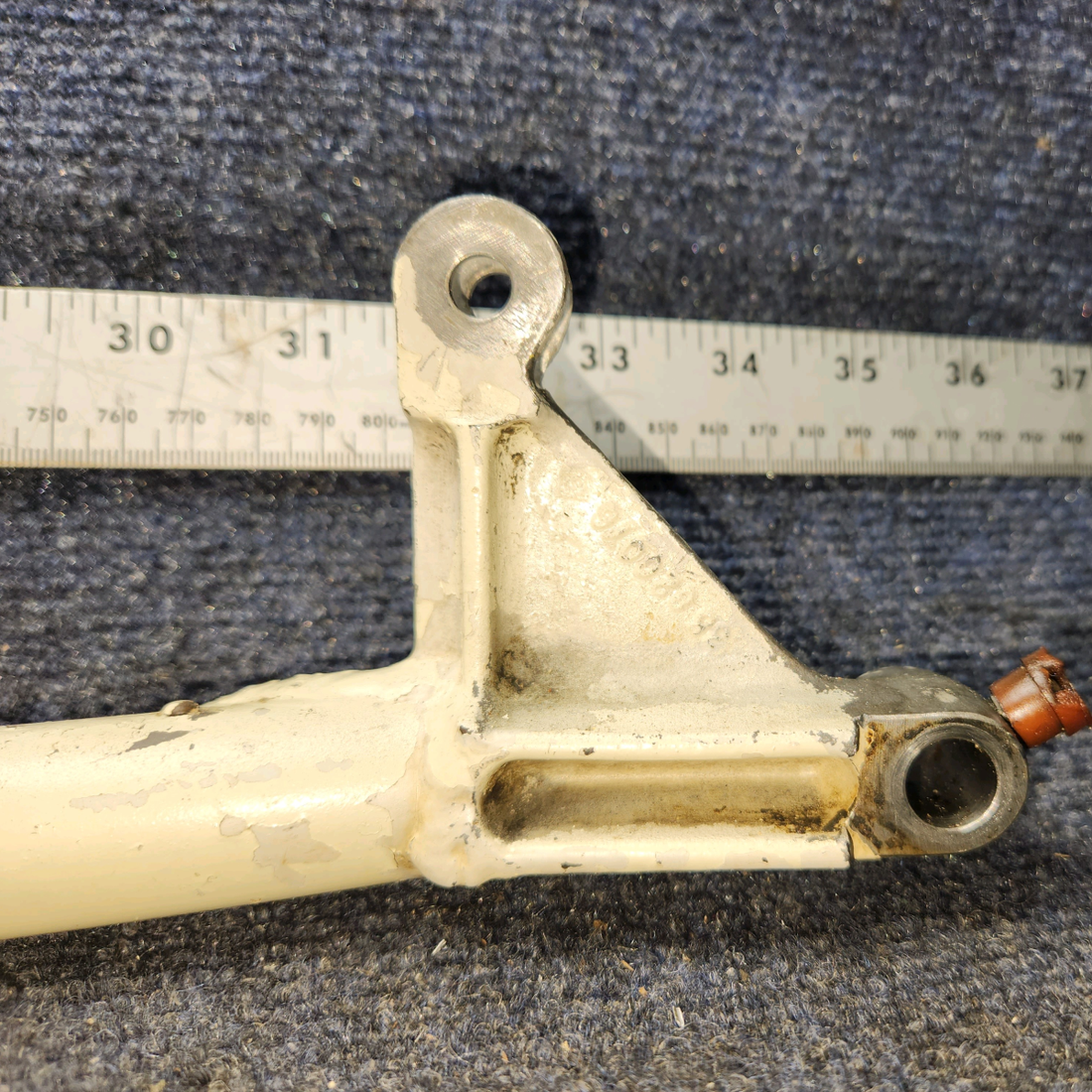 Used aircraft parts for sale, 35-825072 BEECHCRAFT F35 Nose Gear Retract V Brace Upper