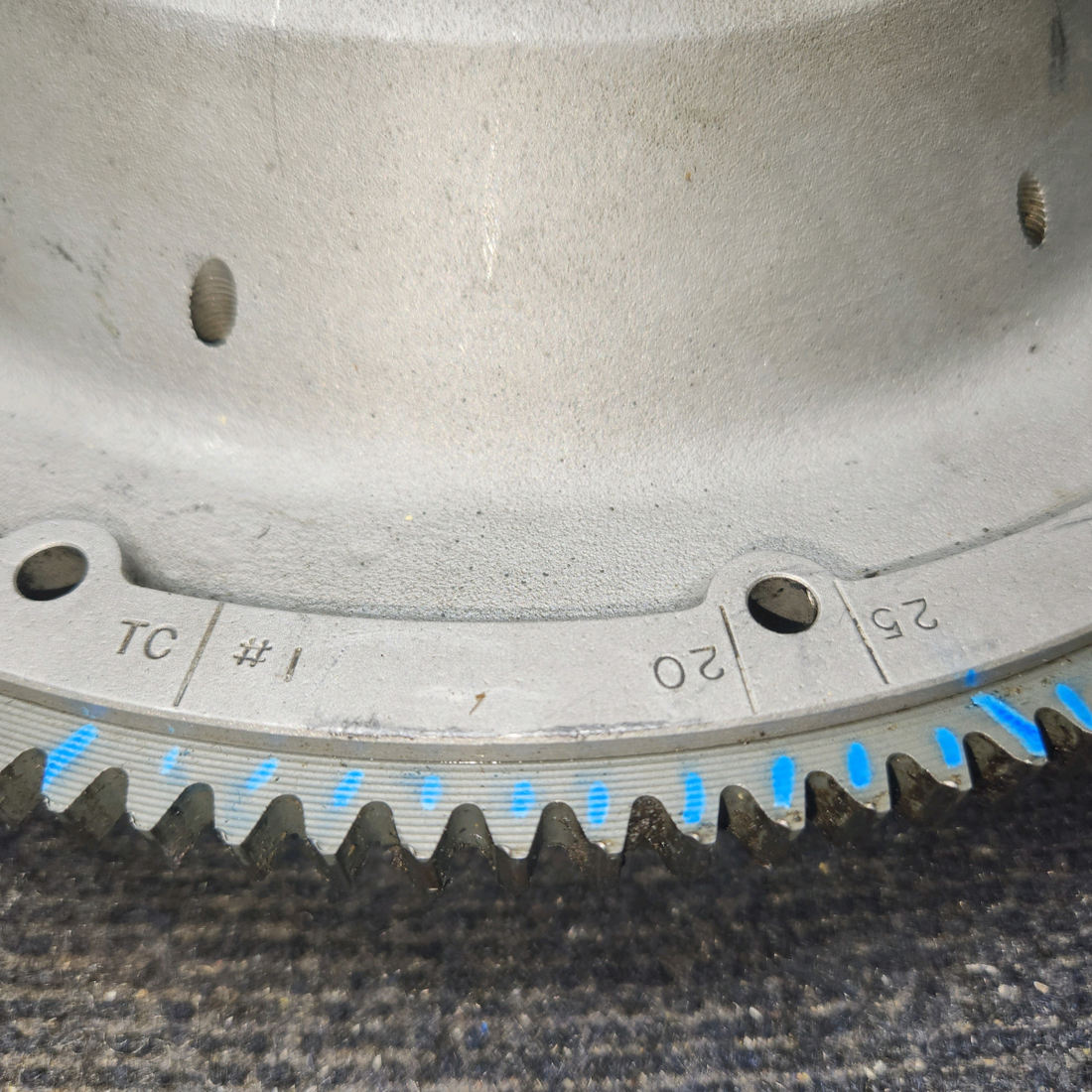 Used aircraft parts for sale, LW-13675 Lycoming Starter Ring Gear Support Assembly W DE-ICE