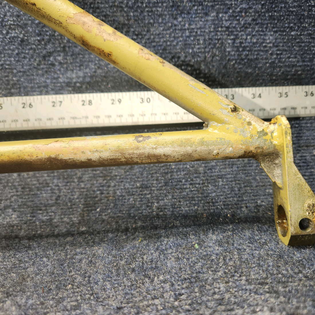 Used aircraft parts for sale, 169-810027-1 Beechcraft A24R Main Gear Retract Brace LH