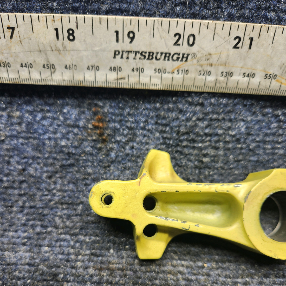 Used aircraft parts for sale, 35-524367-2 Beechcraft F33A CO-PILOT RUDDER PEDAL ARM ASSEMBLY LH