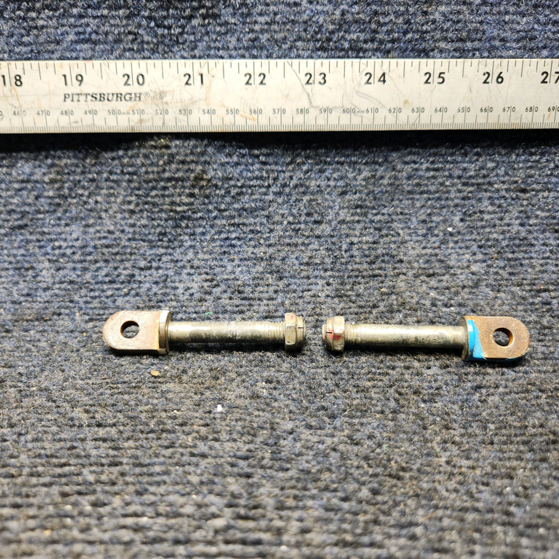 Used aircraft parts for sale, 402-057 Piper PA-28 Bolt Cabin Door Attach Upper Lower Set of 2