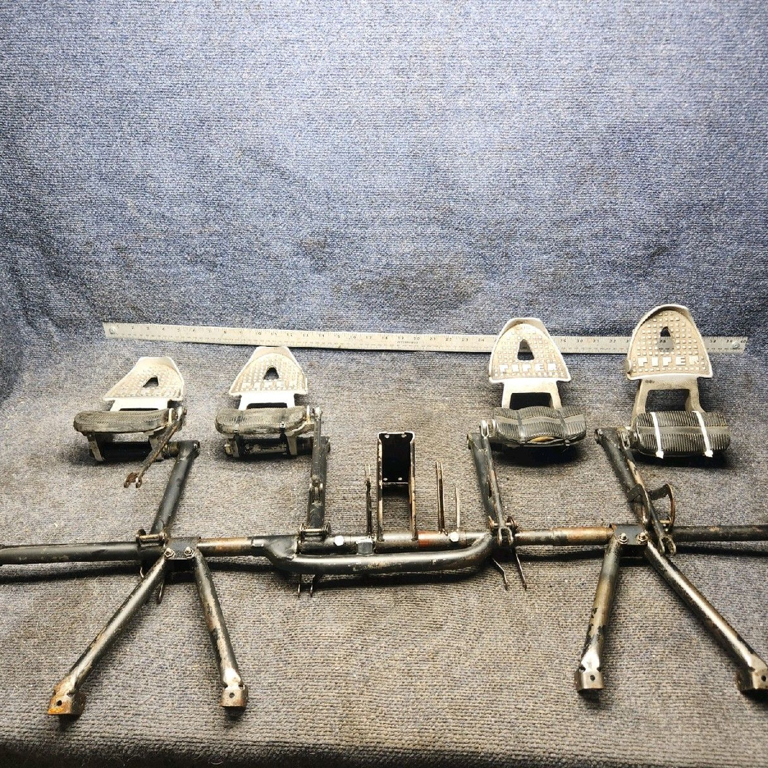 Used aircraft parts for sale, 63459-019 piper PA-28-181 Complete Rudder Pedal Assembly