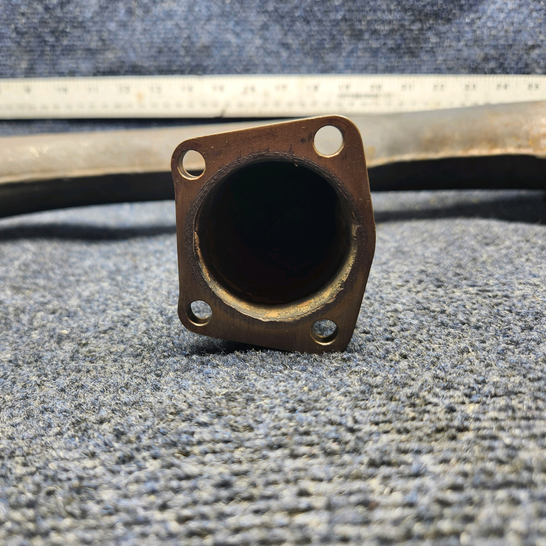 Used aircraft parts for sale, 35-95011 Beechcraft F33A EXHAUST STACK ASSEMBLY LH W/ PROBE HOLES
