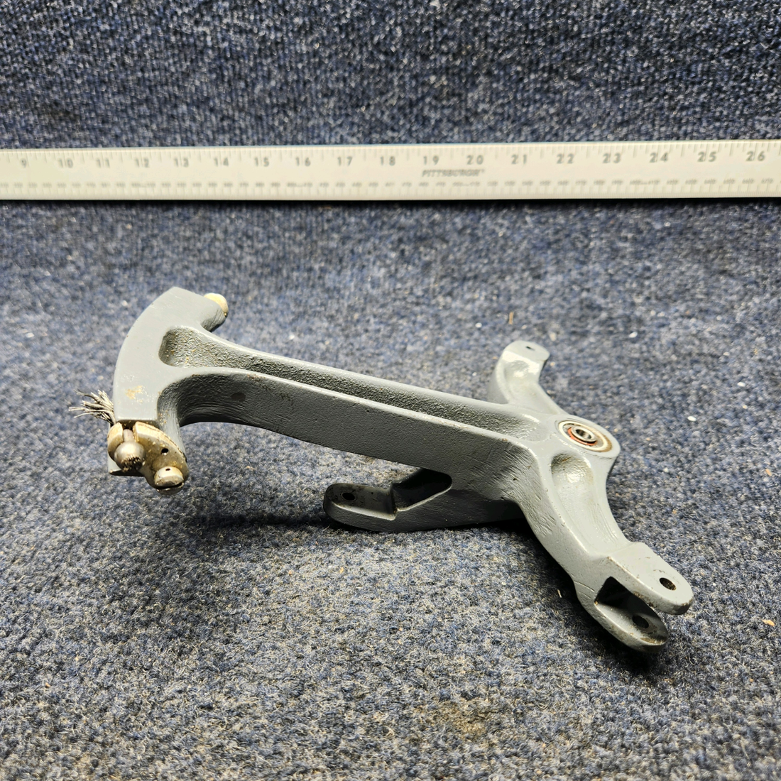 Used aircraft parts for sale, 35-524137 BEECHCRAFT F35 BELLCRANK RUDDER PEDAL CONTROL LH