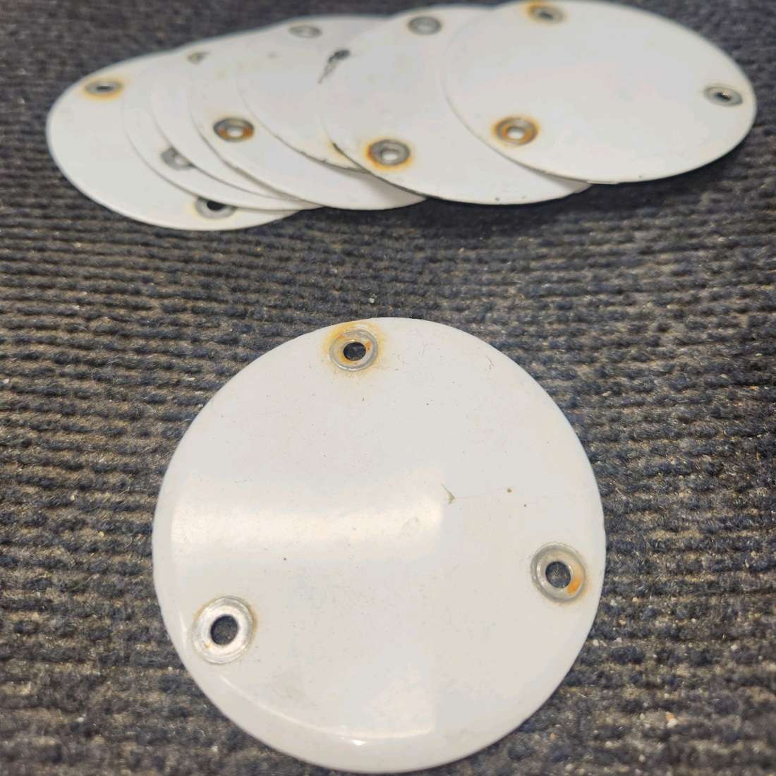 Used aircraft parts for sale, S225-3 Cessna 182G Flap Inspection Cover Plate - Set of 8