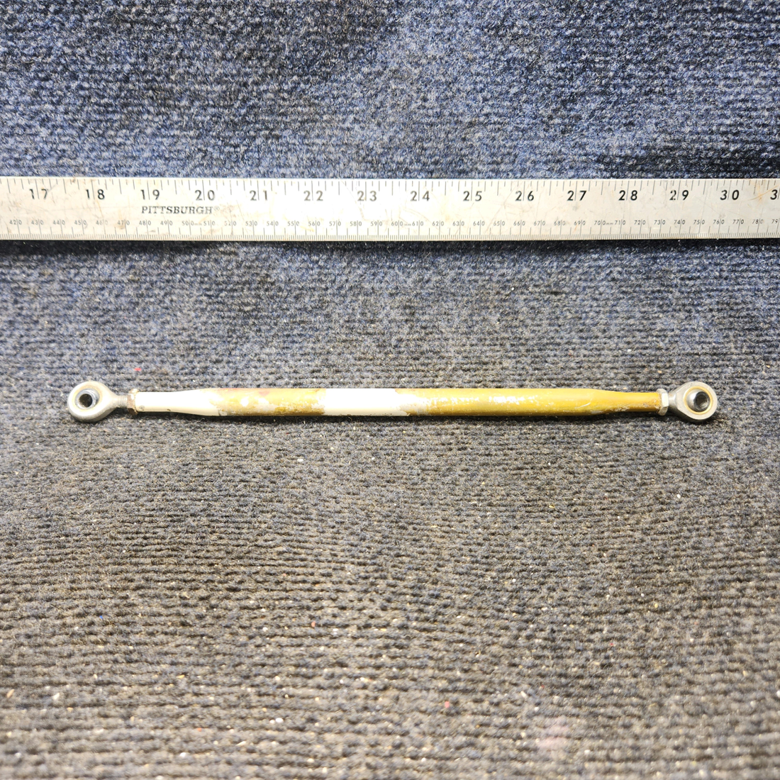 Used aircraft parts for sale, 35-521152-12 BEECHCRAFT F35 Aileron Control Rod Assembly