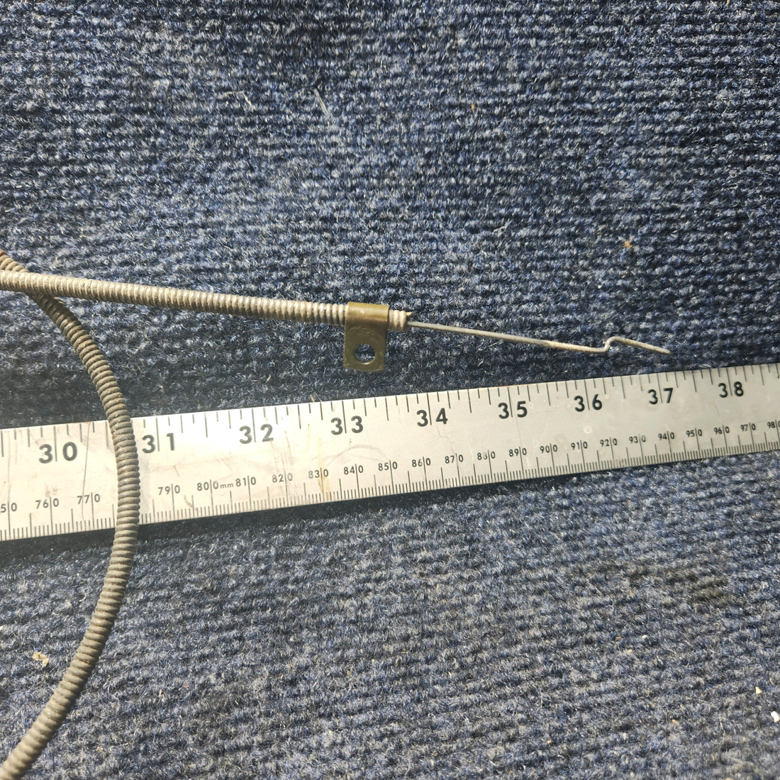 Used aircraft parts for sale, 67709-000 Piper PA28-140 Defroster Cable Assy. 39 1/2"