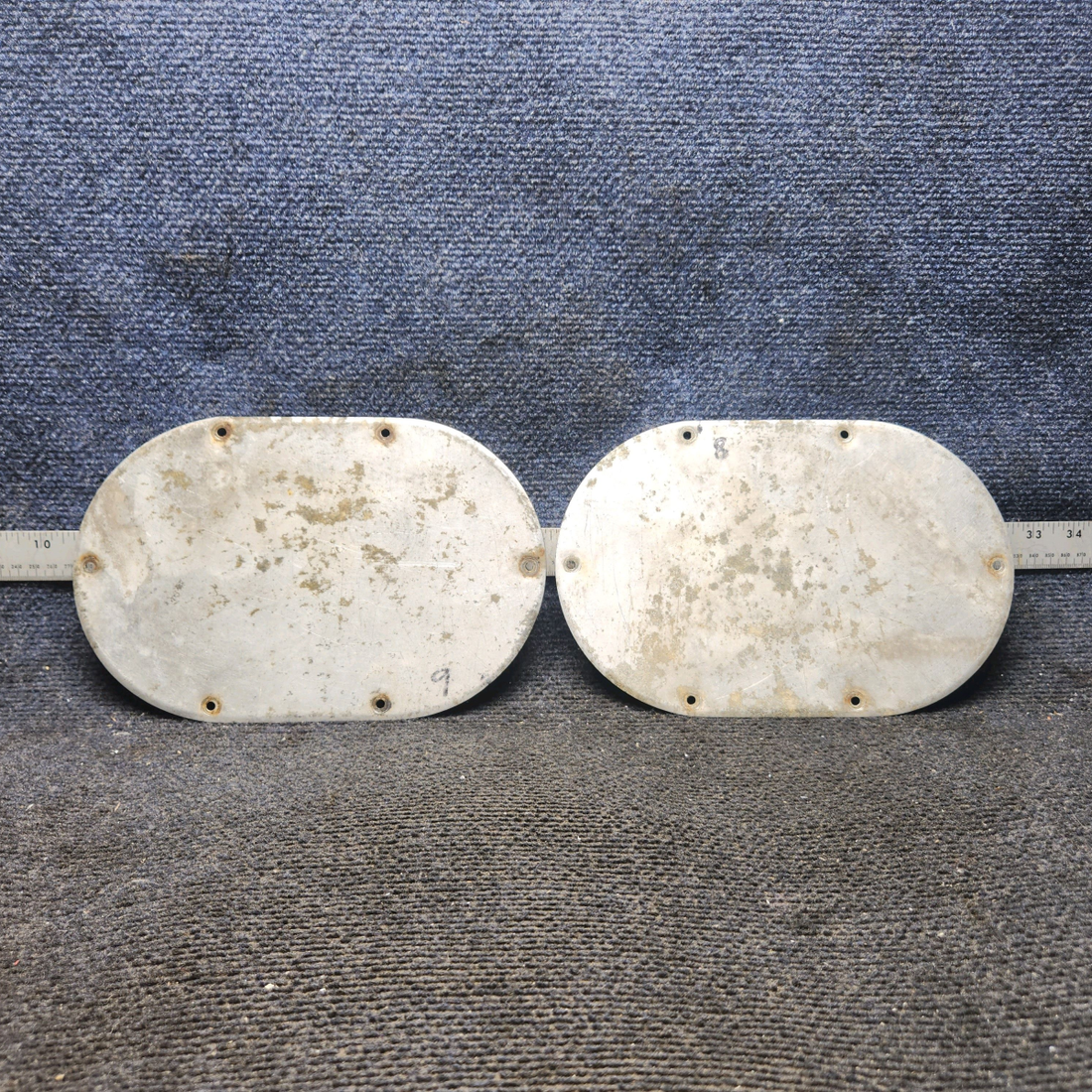 Used aircraft parts for sale, 0412061-1 cessna 150G Inspection Plate - Set of 2