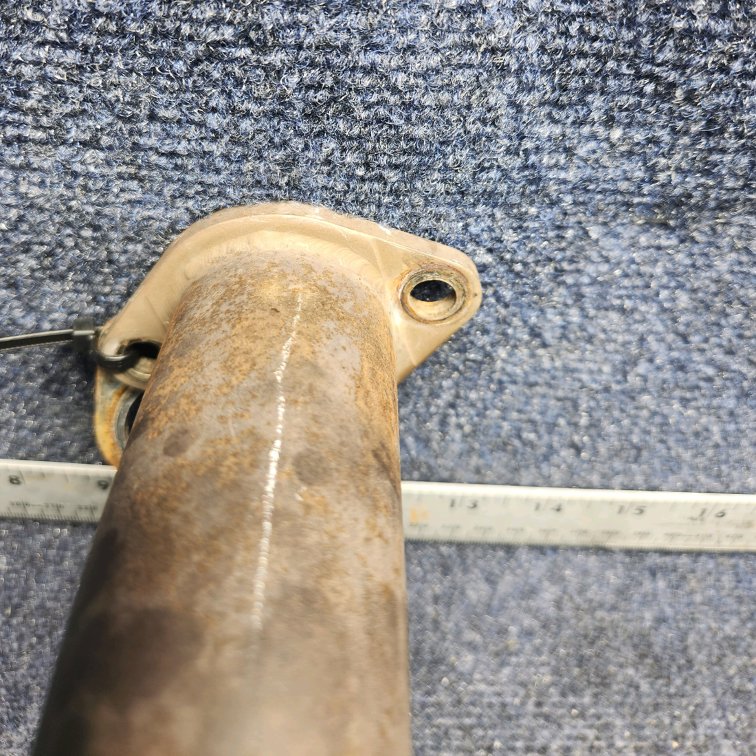 Used aircraft parts for sale, 35302-003 / 35301-000 / 62232-000 PIPER PA28-161 Warrior III REAR EXHAUST MUFFLER W EXHAUST STACKS
