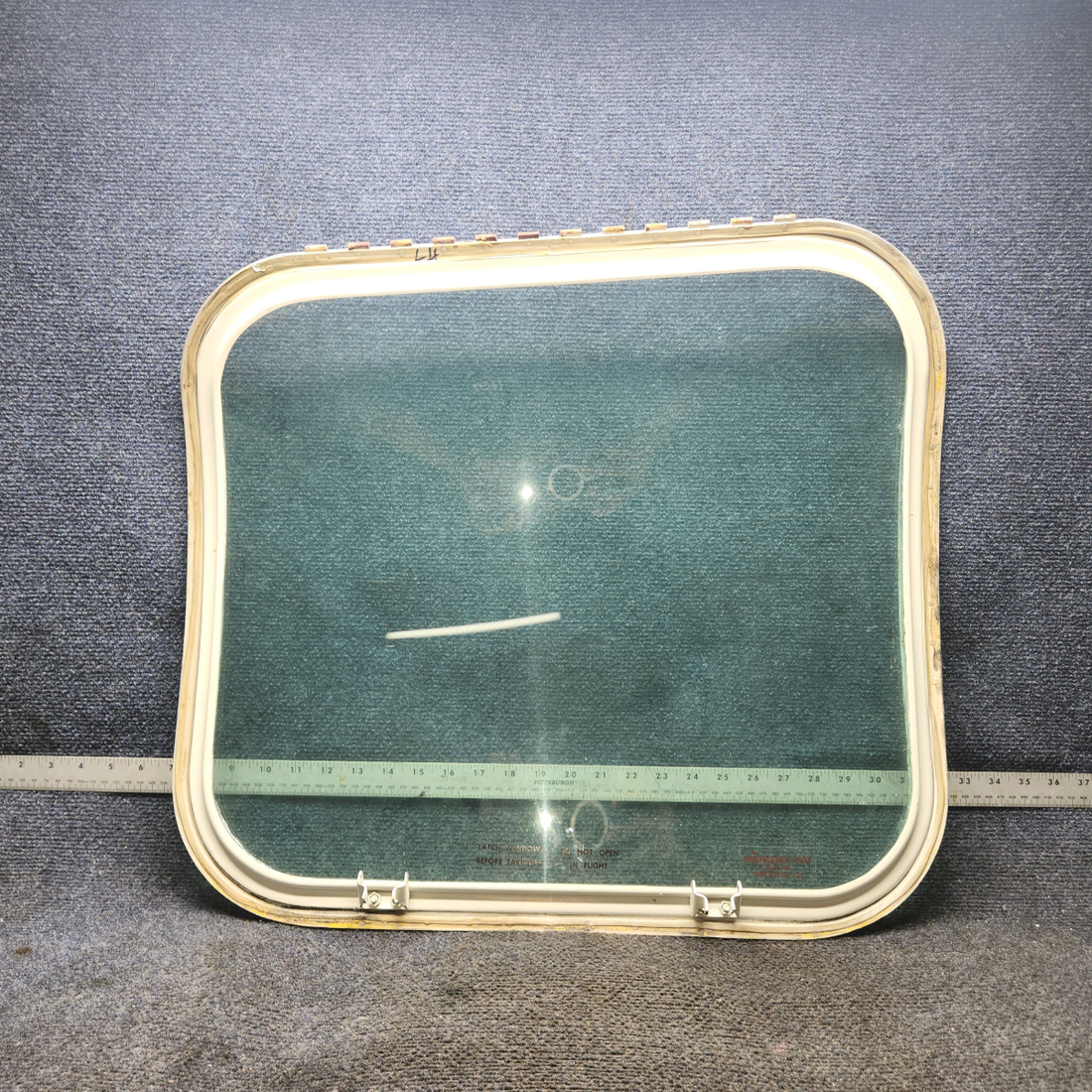 Used aircraft parts for sale, 35-410291-146 BEECHCRAFT 95-55B Cabin Rear Window Assembly - LH