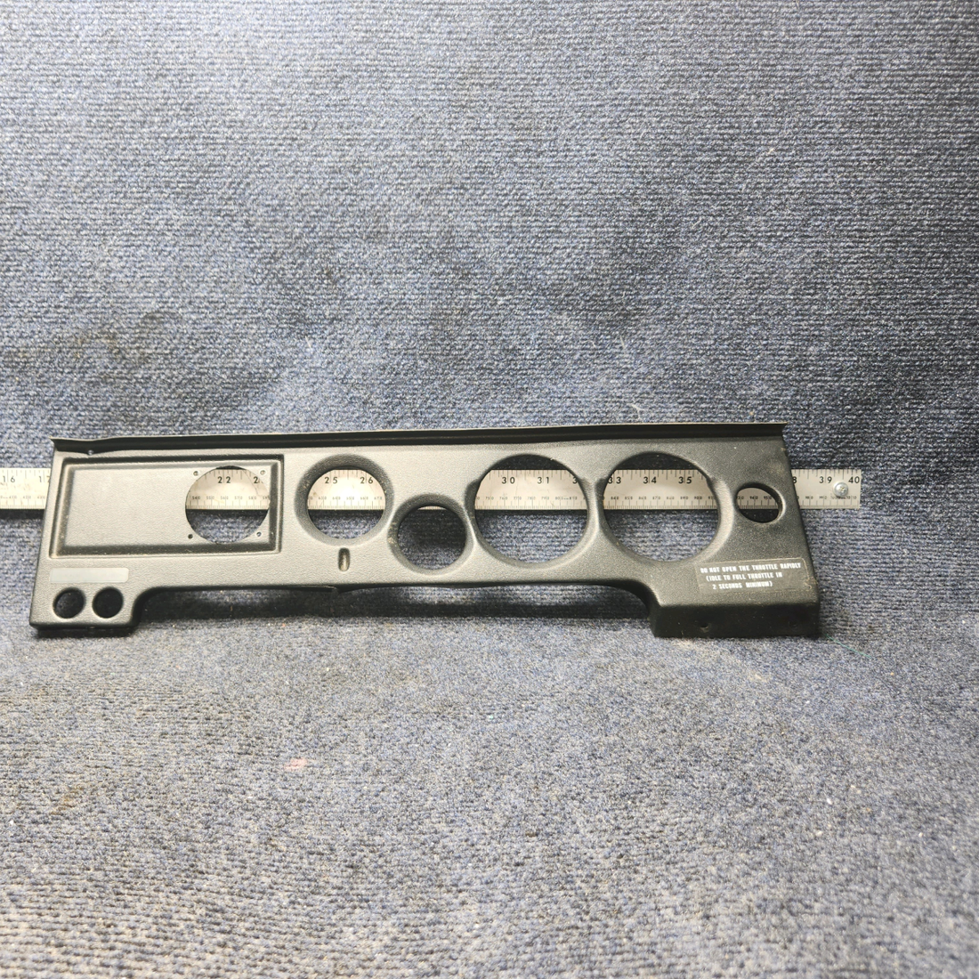 Used aircraft parts for sale, 01-028423-00 PIPER PA28-140 Instrument Panel Cover - 1969/1977
