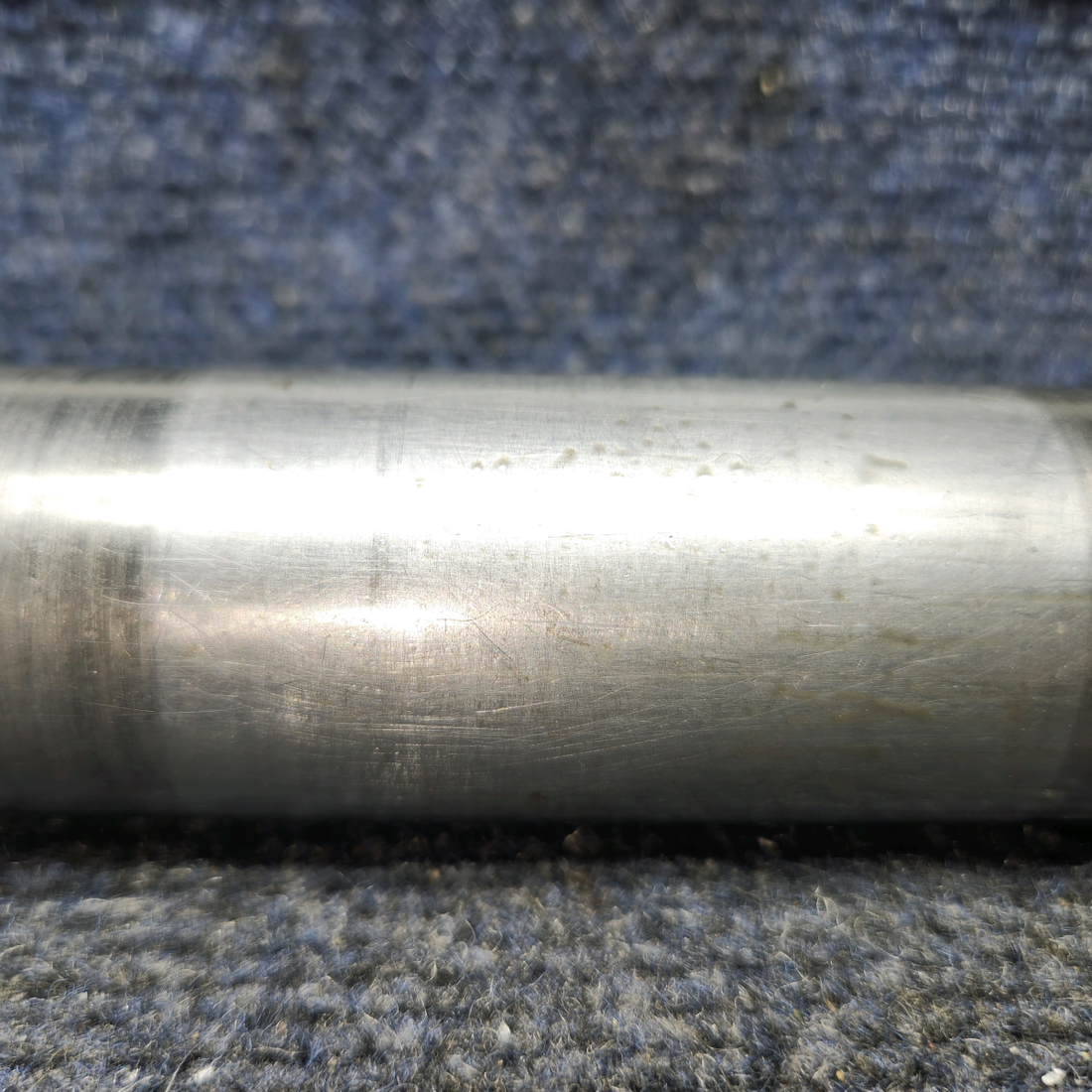 Used aircraft parts for sale, 86062-086 / 20825-000 PIPER PA-24-250 Landing Gear Wheel Axle Tube Assembly w Spacers & Ferrules