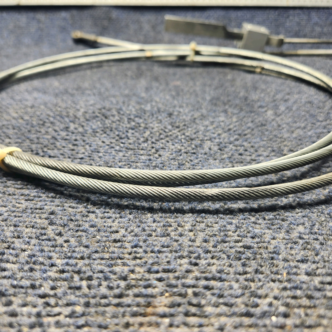 Used aircraft parts for sale, 50‑389010‑29 BEECHCRAFT 95-55B Left-Hand Propeller Push/Pull Control Cable 140"