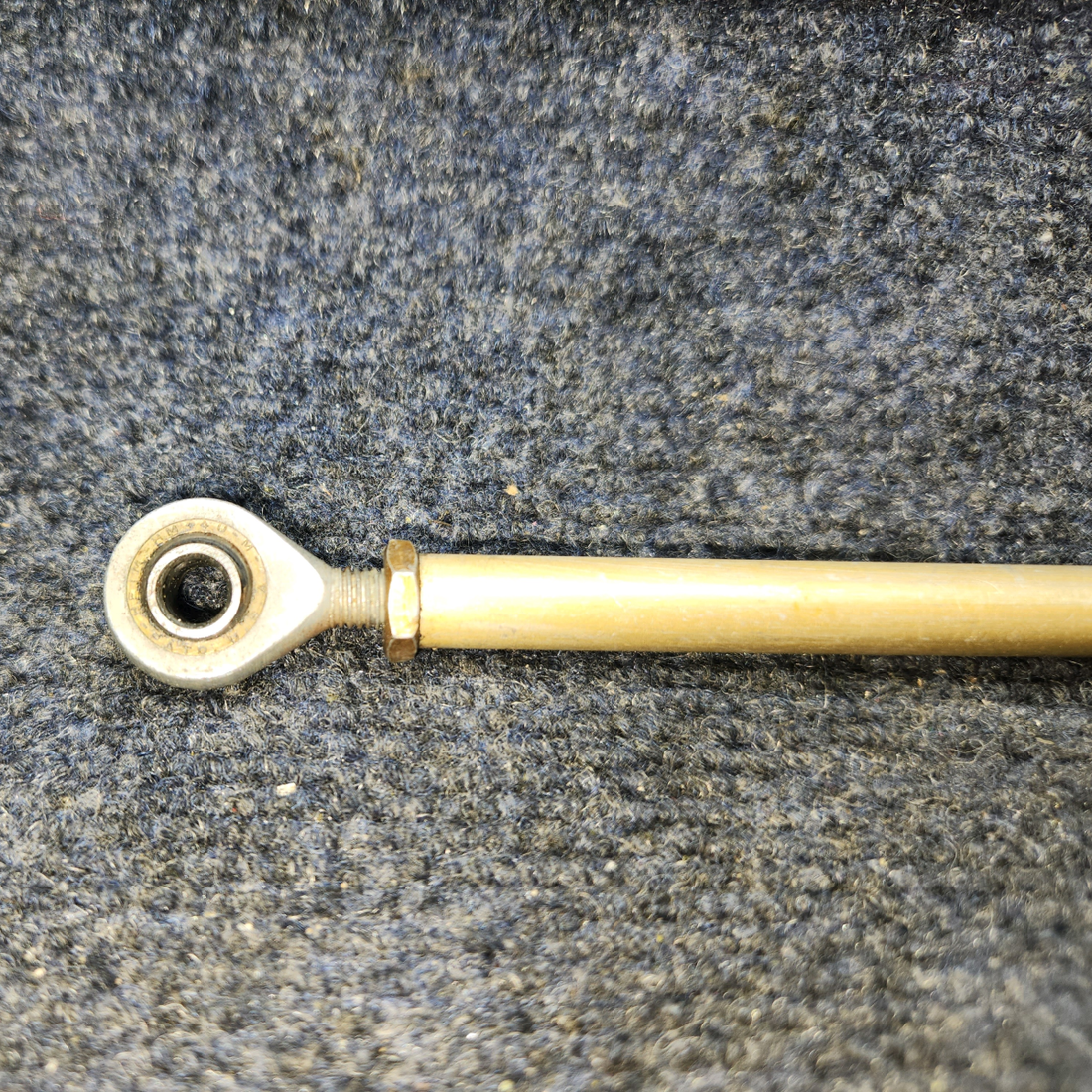 Used aircraft parts for sale, 169-524013-37 Beechcraft A24R Rudder Pedal Control Rod Interconnect FWD "PRICE PER EACH"