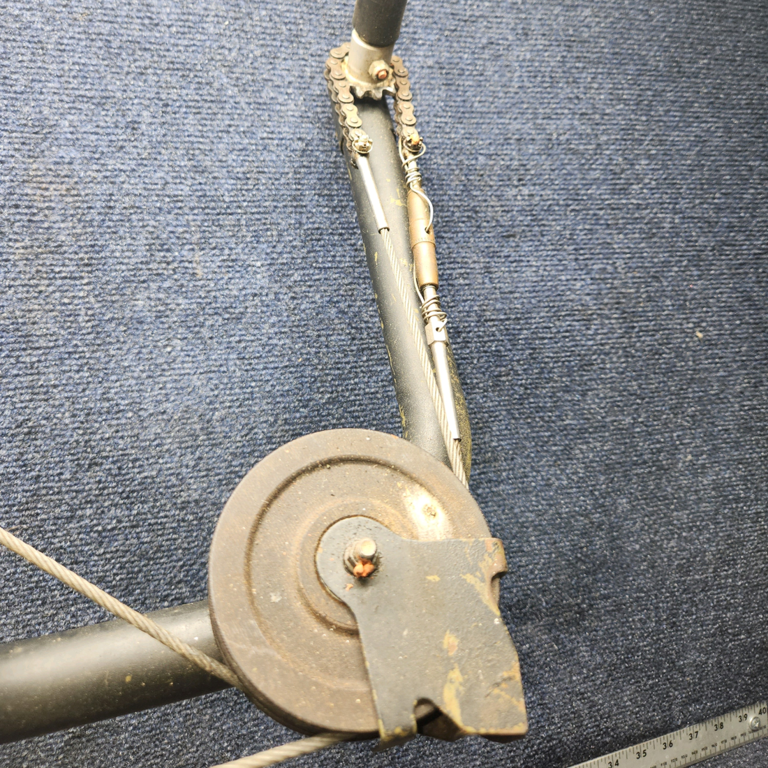 Used aircraft parts for sale, 2460033-1 Cessna 172RG WHEEL ASSY- YOKE STEERING