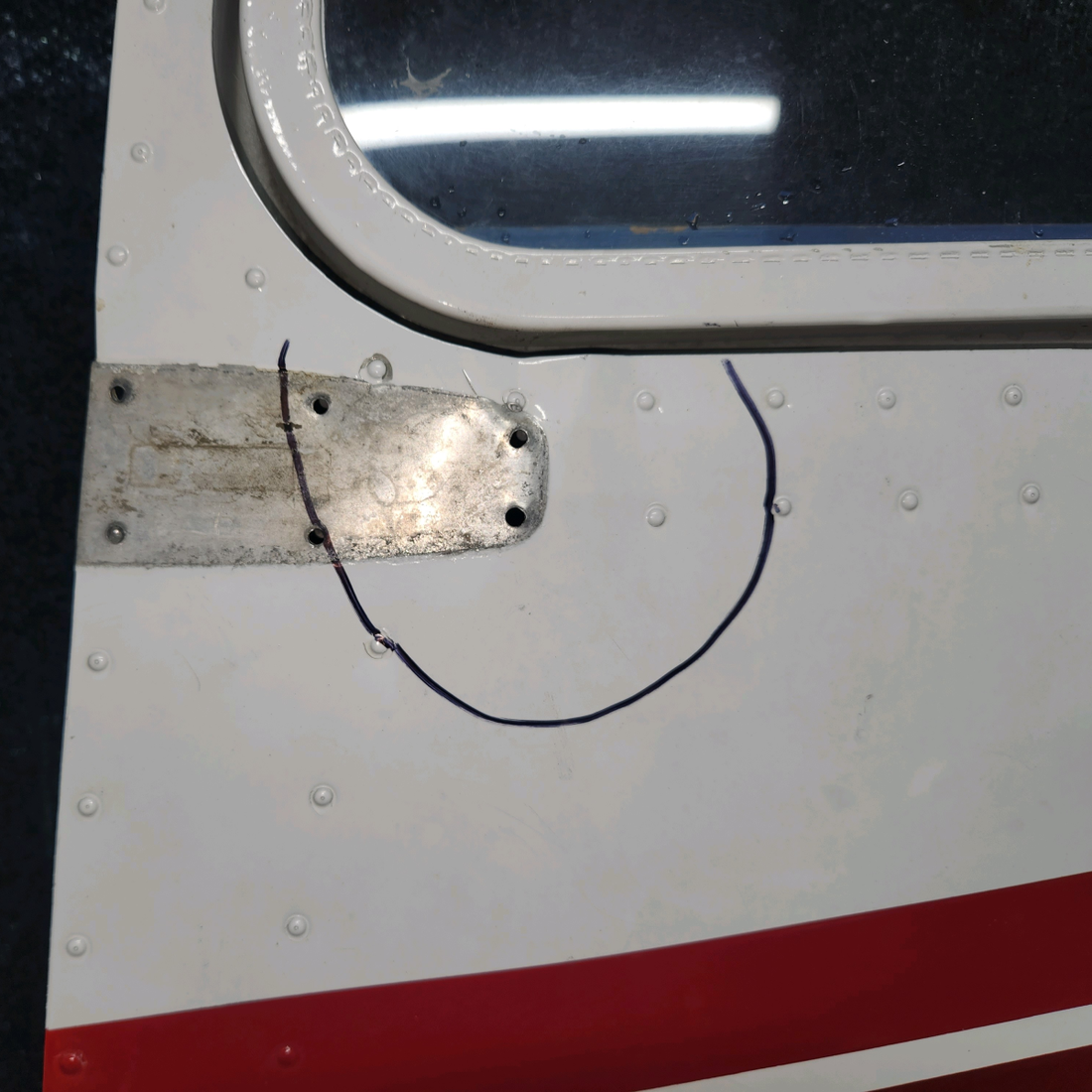 Used aircraft parts for sale, 0413033-1 cessna 150G Cabin Door – Pilot Side LH