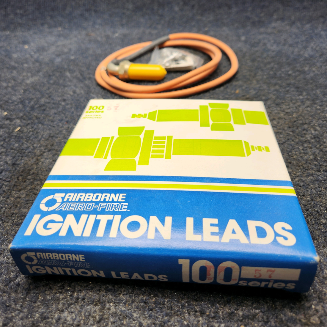Used aircraft parts for sale, 100-57 BEECHCRAFT F35 PARKER AIRBORNE IGNITION LEADS 100 SERIES