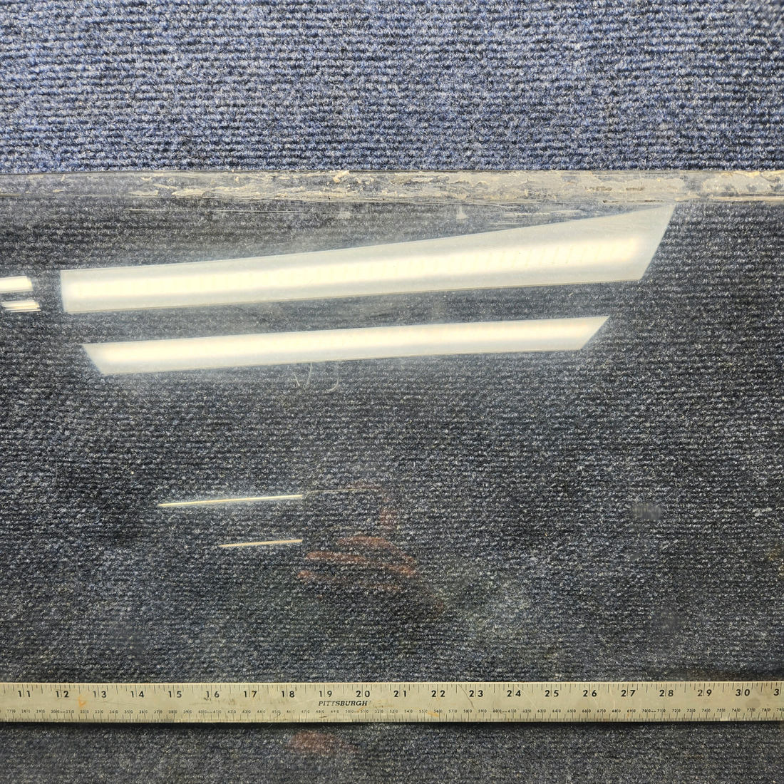 Used aircraft parts for sale, 65826-005 PIPER PA28-161 Warrior III WINDOW FRONT LEFT ASSEMBLY W/ STROM WINDOW