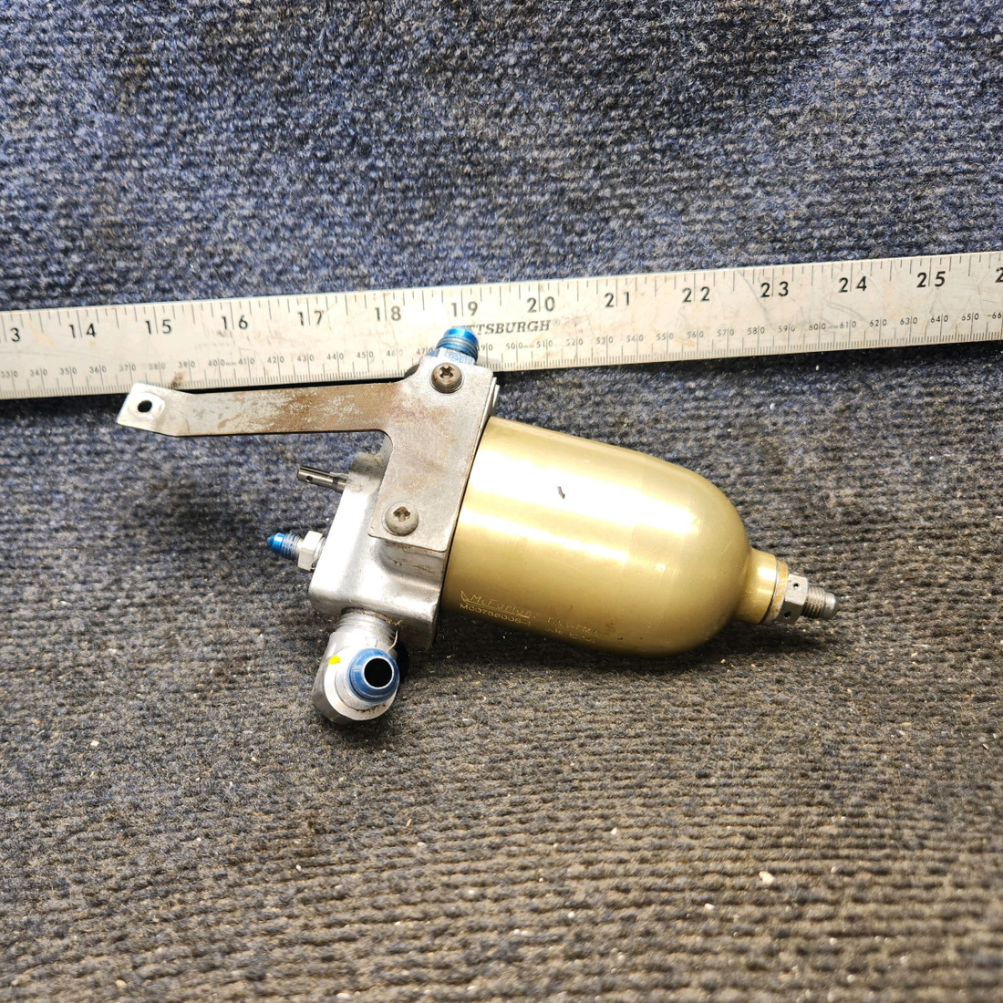 Used aircraft parts for sale, 0756005-2, MC0756008-1 McFarlane cessna 150G Fuel Strainer Assy