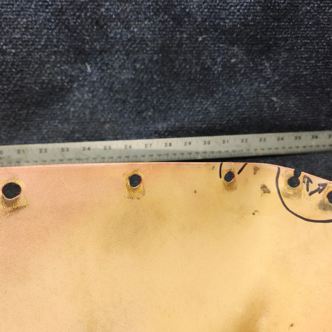 Used aircraft parts for sale, 66822-008 PIPER PA28-140 Fairing Upper/ Tail Cone