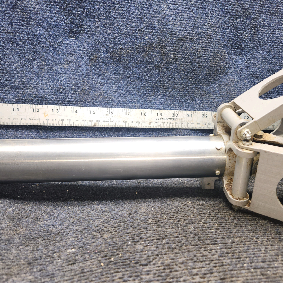 Used aircraft parts for sale, 35-524041-602 Beechcraft F35 Control Column Assembly With Hanger, Knees, Links