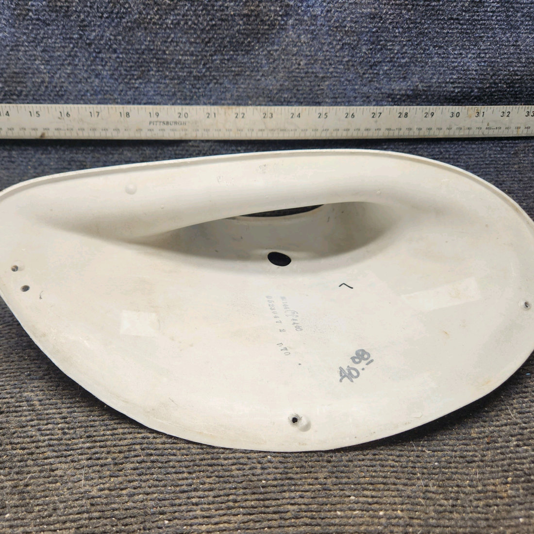 Used aircraft parts for sale, 0523047-2 cessna 172N Upper Wing Strut Fairing RH
