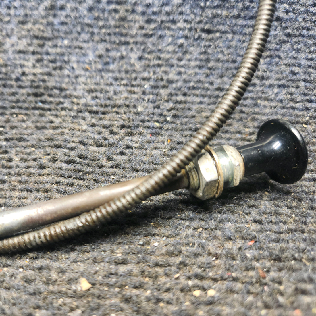 Used aircraft parts for sale, 35-550523 Beechcraft 35-33 Cabin Heat Control Assembly (39")