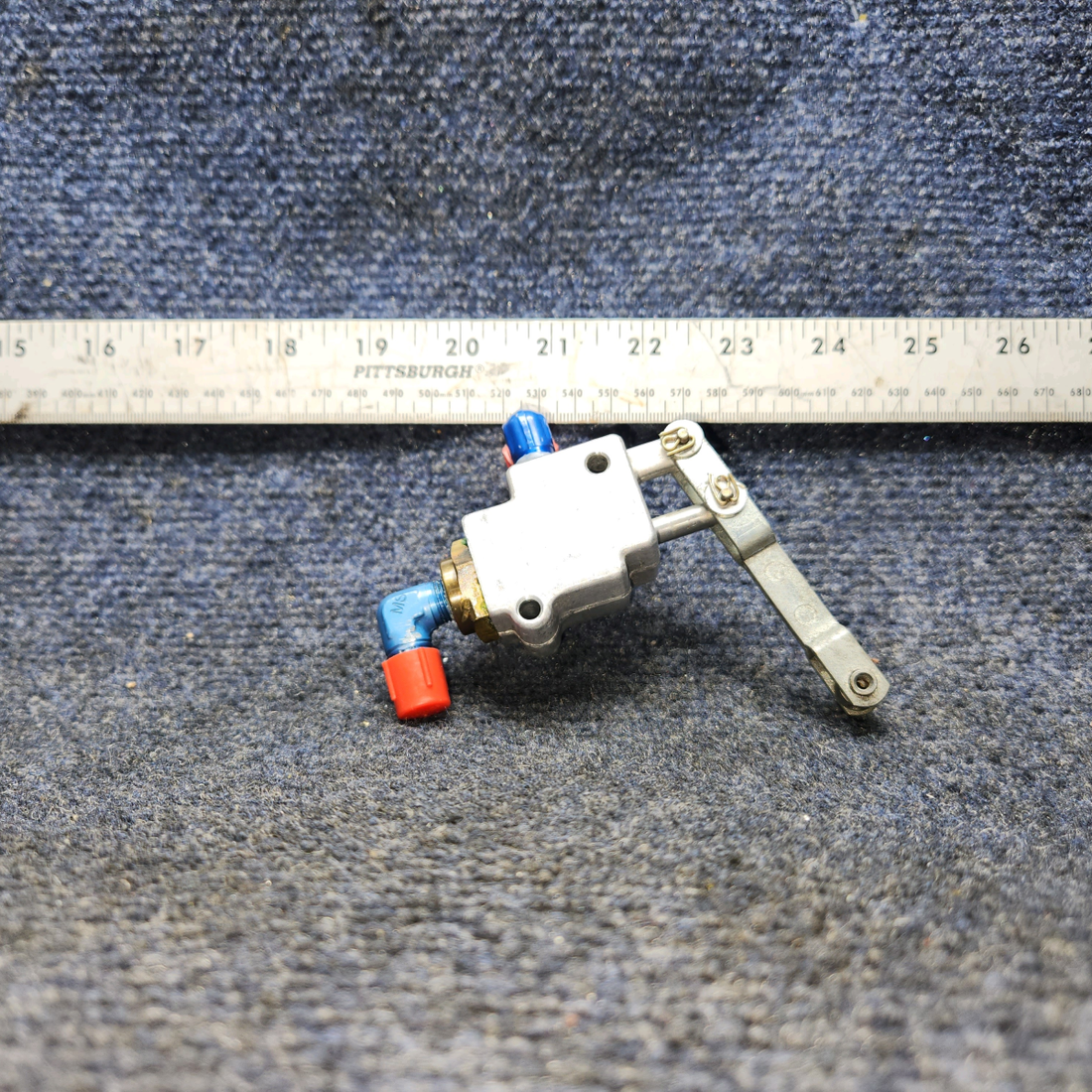 Used aircraft parts for sale, A53T7 Beechcraft A24R Hoof Brake Valve Assembly